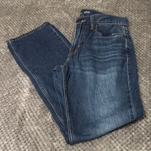 Old Navy Men’s Bootcut Jeans in Dark Blue Wash